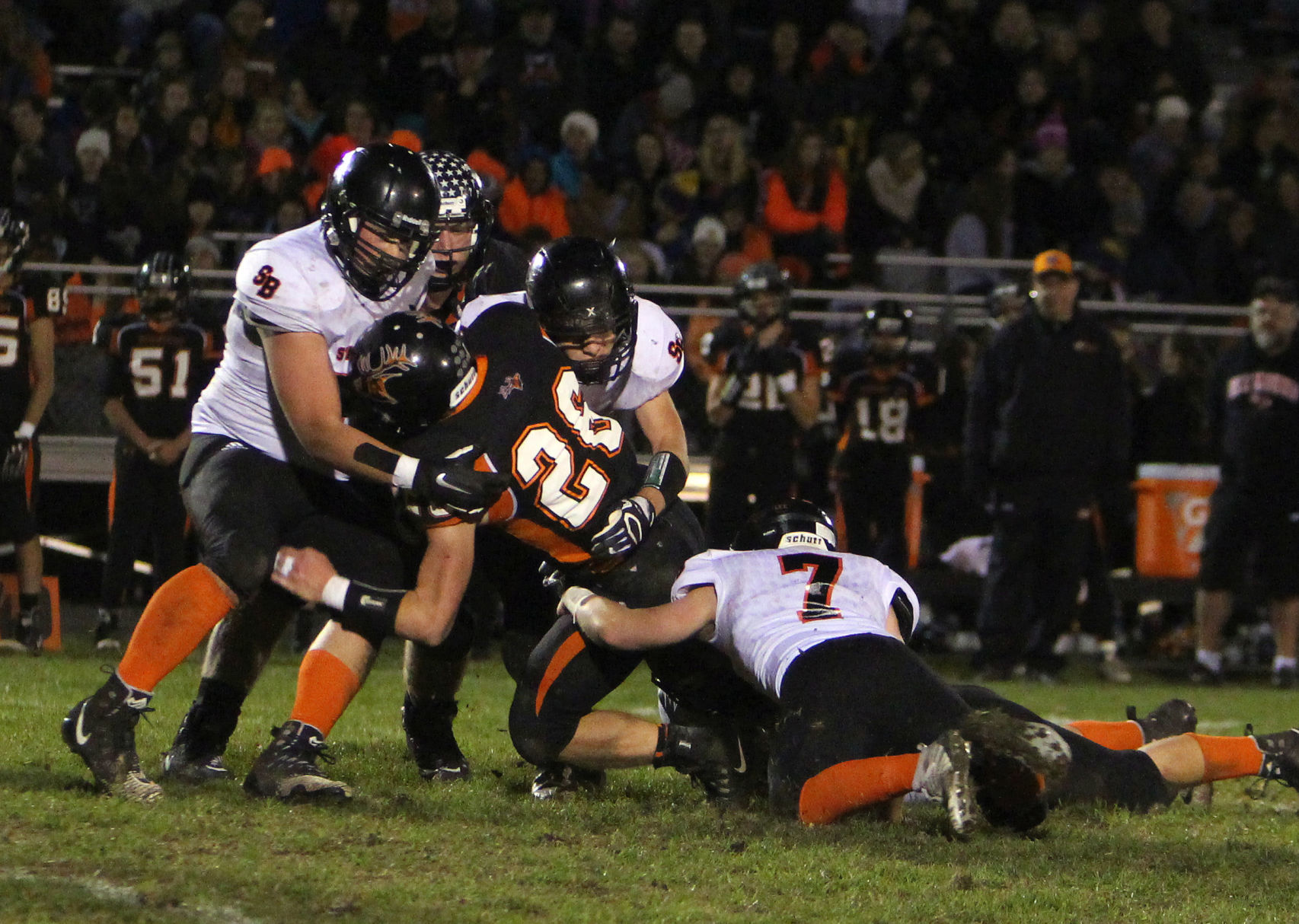 Stanley-Boyd at Elk Mound football 10-19-18